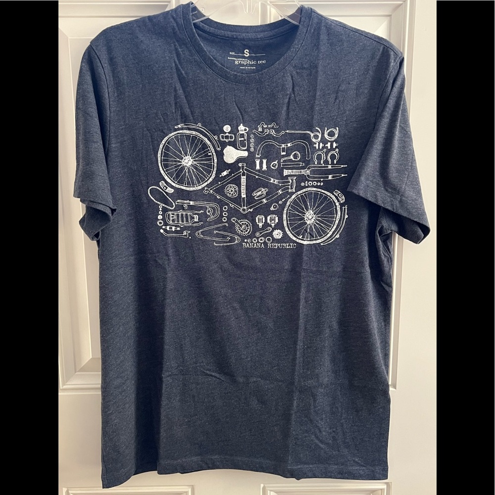 Banana Republic Men’s Graphic Short Sleeve T-Shirt, sz small